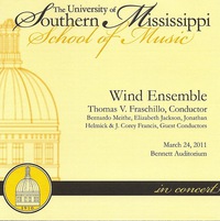 University of Southern Mississippi Wind Ensemble 3/24/2011